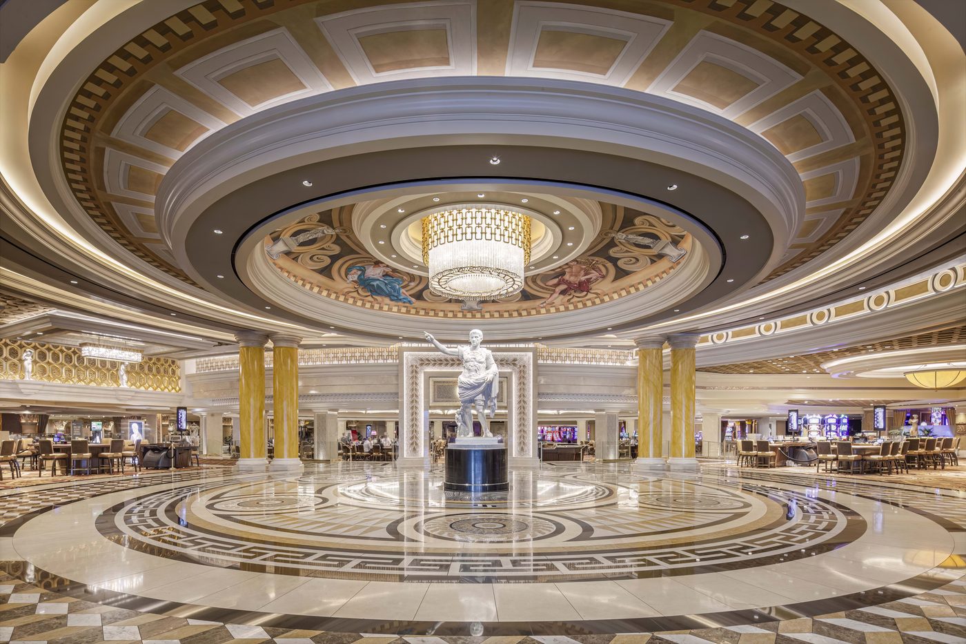 Caesars Palace main entrance rotunda