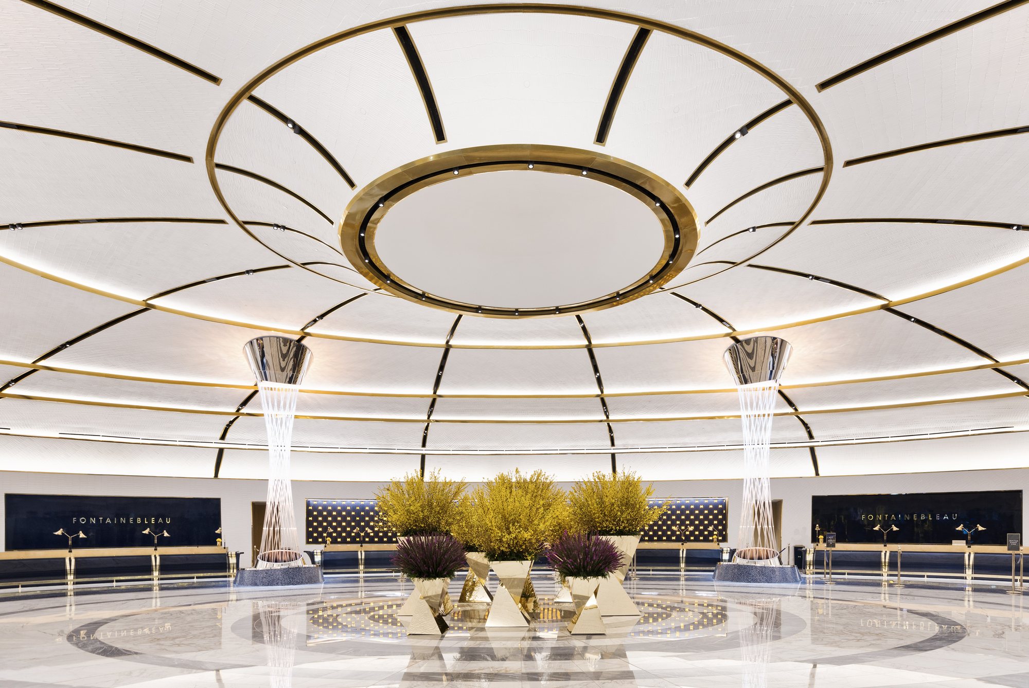 Grand lobby of Fontainebleau Las Vegas